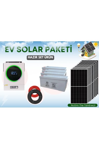 5.6Kw Tam Enerji Çözümü Güneş Enerji Seti 5.6Kw Tam Enerji Çözümü Güneş Enerji Seti